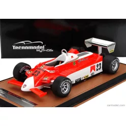   ALFA ROMEO  F1  179 N 23 EAST USA GP 1980 BRUNO GIACOMELLI  WHITE RED
