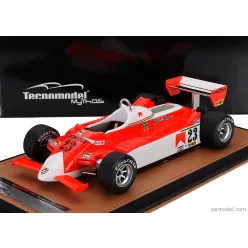   ALFA ROMEO  F1  179 N 23 MONACO GP 1980 BRUNO GIACOMELLI  WHITE RED