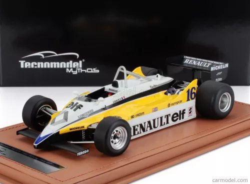 RENAULT  F1  RE30B V6 TURBO TEAM RENAULT ELF N 16 WINNER ITALY GP 1982 RENE ARNOUX  WHITE YELLOW BLACK