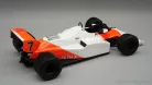 McLAREN  F1  MP4/1C N 7 MONACO GP WITH RAIN TIRES 1983 JOHN WATSON  WHITE RED