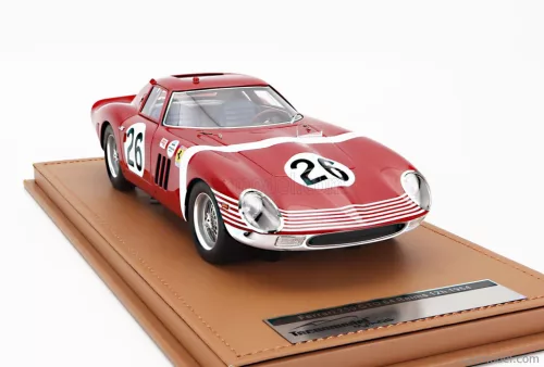 FERRARI  250 GTO 64 3.0L V12 N 26 WINNER 12h REIMS 1964 NINO VACCARELLA - PEDRO RODRIGUEZ  RED WHITE