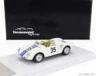 PORSCHE  550A TEAM ED HUGUS N 35 24h LE MANS 1957 E.HUGUS - C.G.DE BEAUFORT  WHITE BLUE