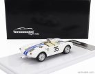 PORSCHE  550A TEAM ED HUGUS N 35 24h LE MANS 1957 E.HUGUS - C.G.DE BEAUFORT  WHITE BLUE