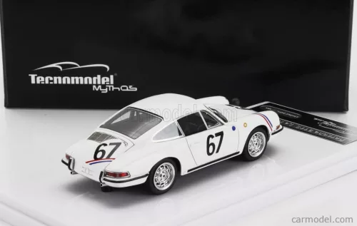 PORSCHE  901 911 S TEAM P.BOUTIN N 67 24h LE MANS 1967 P.BOUTIN - P.SANSON  WHITE