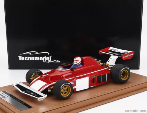 FERRARI  F1  312B3 N 0 TEST MONZA GP (with pilot figure) 1974 CLAY REGAZZONI  RED WHITE