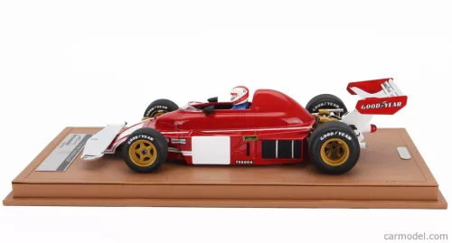 FERRARI  F1  312B3 N 0 TEST MONZA GP (with pilot figure) 1974 CLAY REGAZZONI  RED WHITE