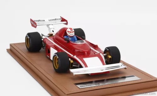 FERRARI  F1  312B3 N 0 TEST MONZA GP (with pilot figure) 1974 CLAY REGAZZONI  RED WHITE