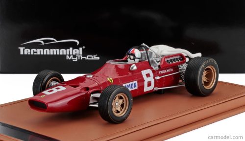 FERRARI  F1 312 F1-67 N 8 GERMAN GP (with pilot figure) 1967 CHRIS AMON  RED