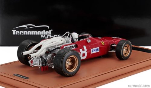 FERRARI  F1 312 F1-67 N 8 GERMAN GP (with pilot figure) 1967 CHRIS AMON  RED