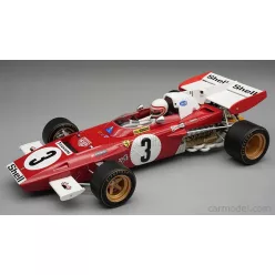   FERRARI  F1   312B2 N 3 ZANDVOORT GP (with pilot figure) 1971 CLAY REGAZZONI - CON VETRINA - WITH SHOWCASE  RED WHITE