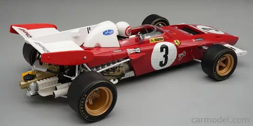 FERRARI  F1   312B2 N 3 ZANDVOORT GP (with pilot figure) 1971 CLAY REGAZZONI - CON VETRINA - WITH SHOWCASE  RED WHITE