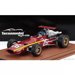  FERRARI  F1 312 SCUDERIA FERRARI N 26 WINNER FRENCH GP (with pilot figure) 1968 JACKY ICKX  RED