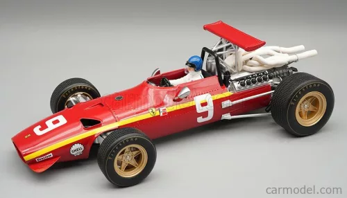 FERRARI  F1  312 SCUDERIA FERRARI N 9 NURBURGRING GP (with pilot figure) 1968 JACKY ICKX  RED