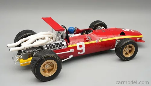 FERRARI  F1  312 SCUDERIA FERRARI N 9 NURBURGRING GP (with pilot figure) 1968 JACKY ICKX  RED