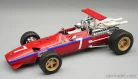 FERRARI  F1  312 SCUDERIA FERRARI N 7 WATKINS GLEN GP (with pilot figure) 1968 DEREK BELL  RED