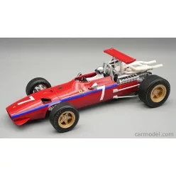   FERRARI  F1  312 SCUDERIA FERRARI N 7 WATKINS GLEN GP (with pilot figure) 1968 DEREK BELL  RED