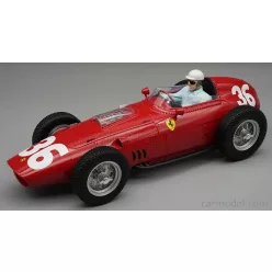   FERRARI  F1  DINO 246/256 TEAM SCUDERIA FERRARI N 36 MONACO GP (with pilot figure) 1960 PHILIP HILL  RED