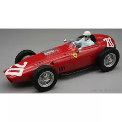   FERRARI  F1  DINO 246/256 TEAM SCUDERIA FERRARI N 20 WINNER MONZA ITALY GP (with pilot figure) 1960 PHILIP HILL  RED