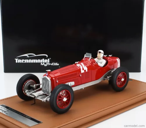 Alfa Romeo  F1  P3 TIPO B SCUDERIA FERRARI N 24 ITALY GP (with pilot figure) 1932 TAZIO NUVOLARI  ALFA RED