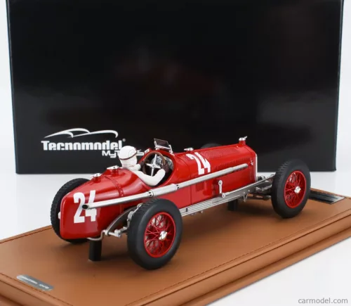 Alfa Romeo  F1  P3 TIPO B SCUDERIA FERRARI N 24 ITALY GP (with pilot figure) 1932 TAZIO NUVOLARI  ALFA RED