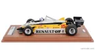 RENAULT  F1  RE30B V6 TURBO TEAM RENAULT ELF N 15 WINNER BRAZILIAN GP (with pilot figure) 1982 ALAIN PROST  WHITE YELLOW BLACK