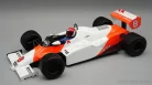 McLAREN  F1  MP4/1C N 8 MONACO GP (with pilot figure) WITH RAIN TIRES 1983 NIKI LAUDA  WHITE RED