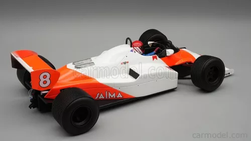 McLAREN  F1  MP4/1C N 8 MONACO GP (with pilot figure) WITH RAIN TIRES 1983 NIKI LAUDA  WHITE RED