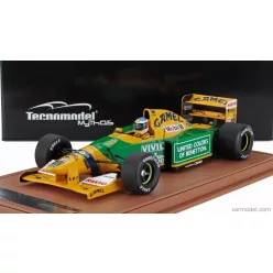   BENETTON  F1  B192 FORD N 19 WINNER BELGIUM SPA GP (with pilot figure) 1992 MICHAEL SCHUMACHER  YELLOW GREEN