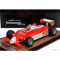   ALFA ROMEO  F1  179 N 23 MONACO GP (with pilot figure) 1980 BRUNO GIACOMELLI  WHITE RED