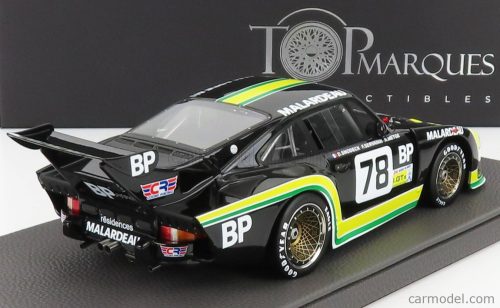 PORSCHE  935K3 COKE RACING BP N 78 5th 24h LE MANS (2nd CLASS) 1982 D.SNOBECK - F.SERVANIN - R.METGE  BLACK YELLOW
