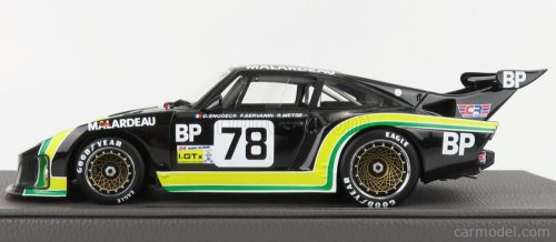 PORSCHE  935K3 COKE RACING BP N 78 5th 24h LE MANS (2nd CLASS) 1982 D.SNOBECK - F.SERVANIN - R.METGE  BLACK YELLOW