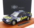 SUBARU  LEGACY RS N 7 WINNER RALLY NEW ZEALAND 1993 COLIN McRAE - DEREK RINGER - CON VETRINA - WITH SHOWCASE  BLUE YELLOW