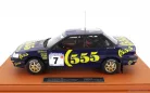SUBARU  LEGACY RS N 7 WINNER RALLY NEW ZEALAND 1993 COLIN McRAE - DEREK RINGER - CON VETRINA - WITH SHOWCASE  BLUE YELLOW