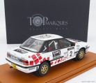 SUBARU  LEGACY RS N 2 WINNER BRITISH RALLY 1993 RICHARD BURNS - ROBERT REID - CON VETRINA - WITH SHOWCASE  WHITE