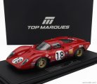 FERRARI  312P 3.0L V12 COUPE TEAM SEFAC N 18 24h LE MANS DIRTY VERSION 1969 PEDRO RODRIGUEZ – DAVID PIPER  RED