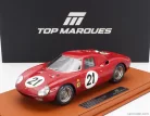 FERRARI  250LM 3.3L V12 ch. n5893 TEAM N.A.R.T. NORTH AMERICAN RACING N 21 DIRTY VERSION WINNER 24h LE MANS 1965 JOCHEN RINDT - MASTEN GREGORY  RED