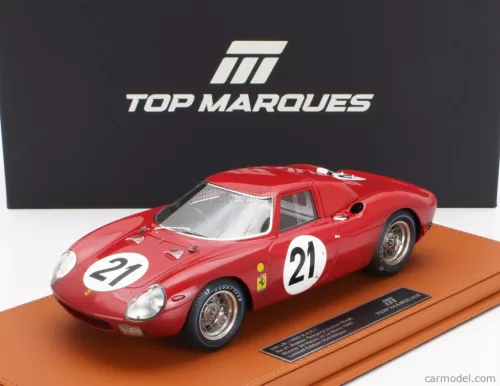 FERRARI  250LM 3.3L V12 ch. n5893 TEAM N.A.R.T. NORTH AMERICAN RACING N 21 DIRTY VERSION WINNER 24h LE MANS 1965 JOCHEN RINDT - MASTEN GREGORY  RED