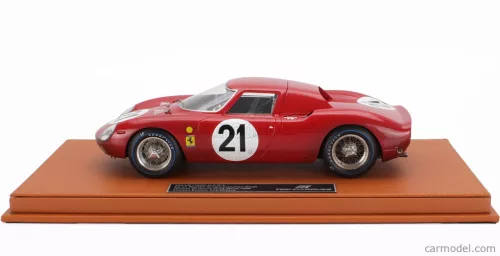 FERRARI  250LM 3.3L V12 ch. n5893 TEAM N.A.R.T. NORTH AMERICAN RACING N 21 DIRTY VERSION WINNER 24h LE MANS 1965 JOCHEN RINDT - MASTEN GREGORY  RED
