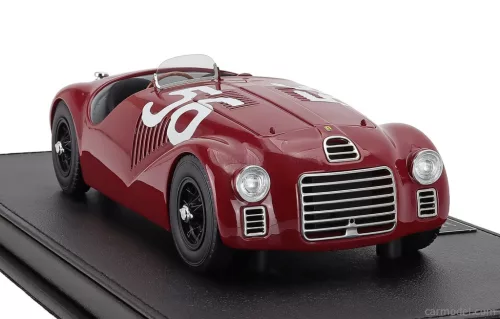 FERRARI  125S SPIDER N 56 WINNER CIRCUITO DI CARACALLA ROMA 1947 FRANCO CORTESE - FIRST OFFICIAL FERRARI VICTORY  ROSSO MUGELLO - RED