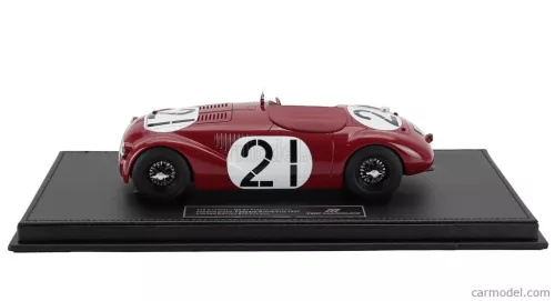 FERRARI  125S SPIDER N 21 2nd 12h PESCARA 1947 FRANCO CORTESE  ROSSO MUGELLO - RED