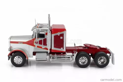 FREIGHTLINER  FLC 120 64T TRACTOR TRUCK 3-ASSI 1977  SILVER RED