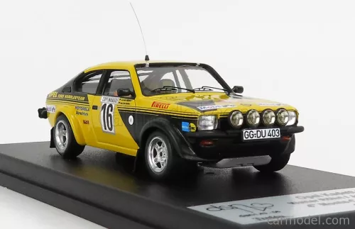 OPEL  KADETT C GT/E (night version) N 16 4th RALLY MONTECARLO 1976 WALTER ROHRL - JOCHEN BERGER  YELLOW BLACK