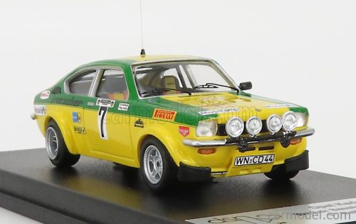 OPEL  KADETT GT/E (night version) N 7 WINNER RALLY HESSEN 1976 W.SMOLEJ - C.GEISTDORFER  YELLOW GREEN