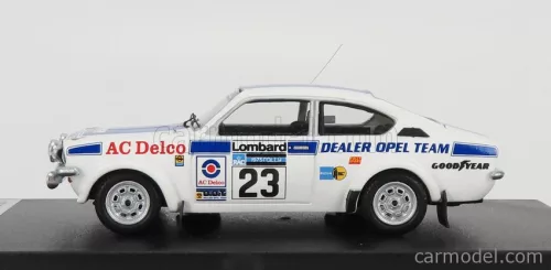 OPEL  KADETT GT/E (night version) N 23 RALLY RAC LOMBARD 1975 T.POND - D.RICHARDS  WHITE BLUE