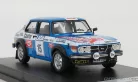 SAAB  99 TEAM KONELA RACING N 15 RALLY 1000 LAKES 1977 T.RAINIO - E.NYMAN  BLUE WHITE