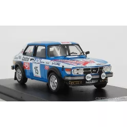   SAAB  99 TEAM KONELA RACING N 15 RALLY 1000 LAKES 1977 T.RAINIO - E.NYMAN  BLUE WHITE