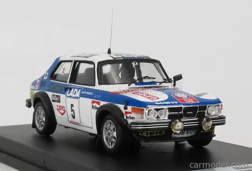 SAAB  99 N 5 RALLY 1000 LAKES 1977 S.LAMPINEN - J.MARKKANEN  WHITE BLUE