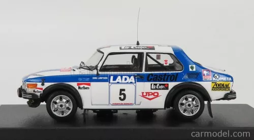 SAAB  99 N 5 RALLY 1000 LAKES 1977 S.LAMPINEN - J.MARKKANEN  WHITE BLUE