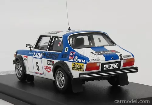 SAAB  99 N 5 RALLY 1000 LAKES 1977 S.LAMPINEN - J.MARKKANEN  WHITE BLUE