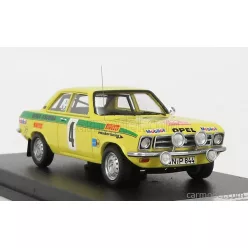   OPEL  ASCONA A (night version) N 4 WINNER RALLY RUSSELSHEIM 1973 W.ROHRL - J.BERGER  YELLOW GREEN